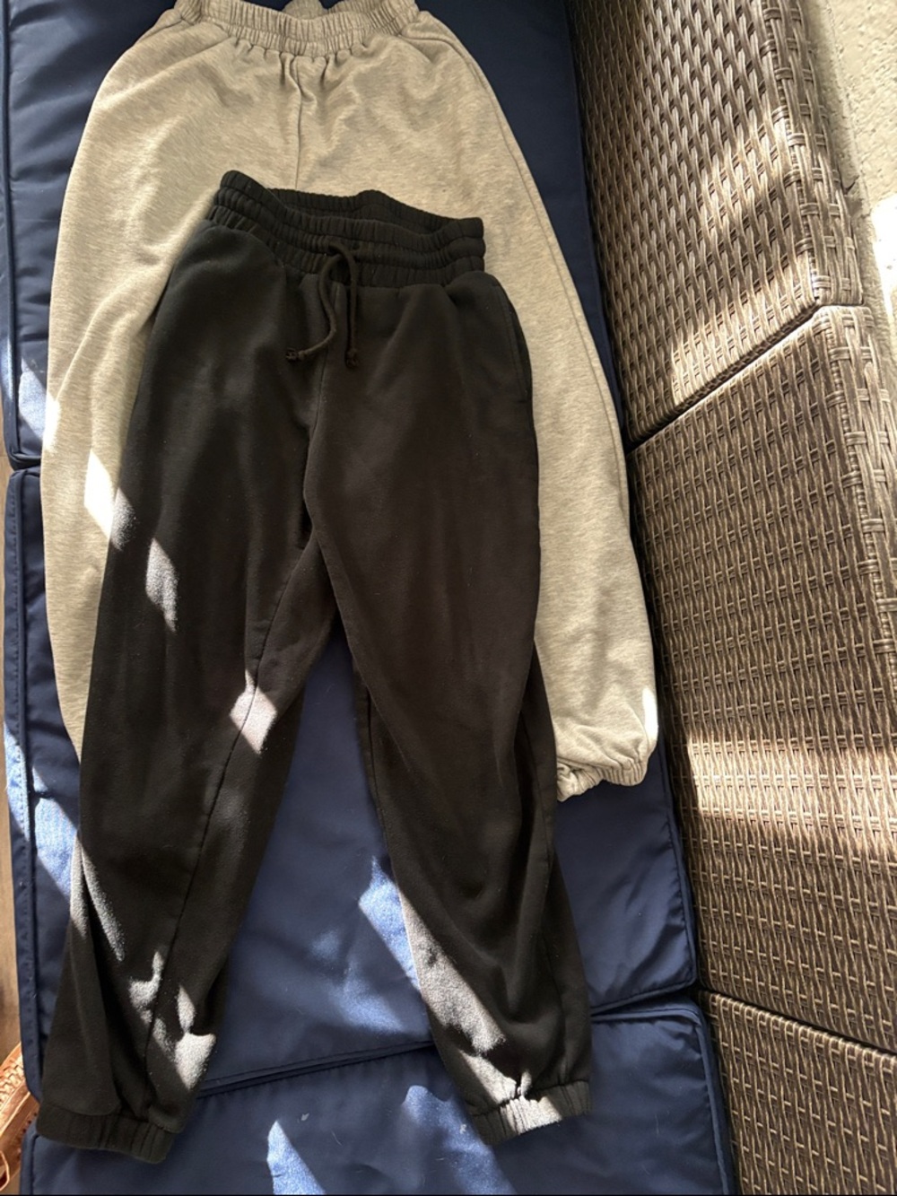 2 Size Small drawstring sweatpants bundle black WILD FABLE and gray SHEIN